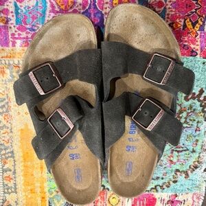 Birkenstock Brown Suede  Sandals